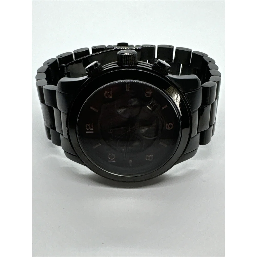 Michael Kors Runway MK8157 Men's Stainless Steel Analog Black Dial Watch JNA709